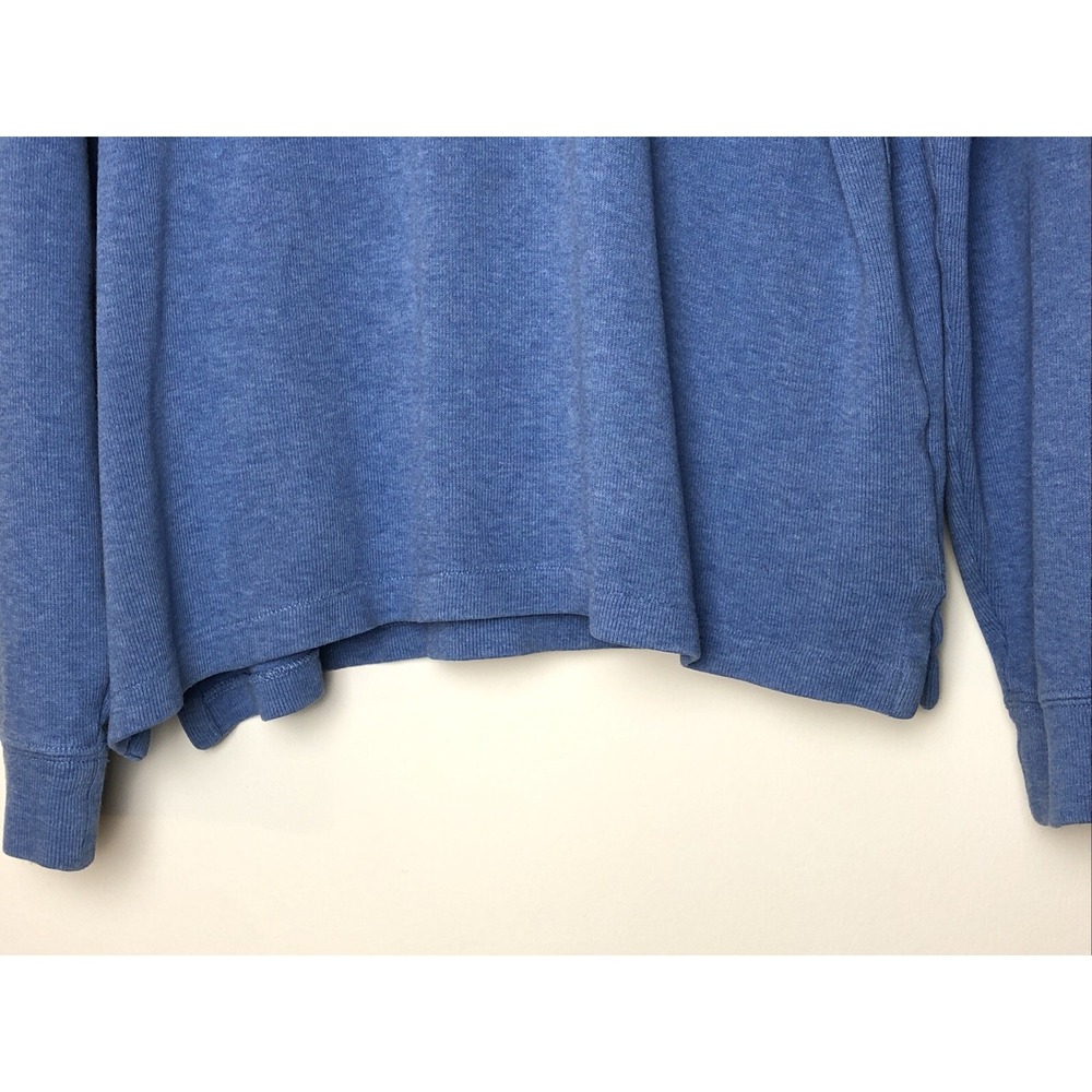 Polo Ralph Lauren Cotton Men's Pullover 1/4 Zip Blue w/Yellow Logo Size Large - Picture 7 of 12